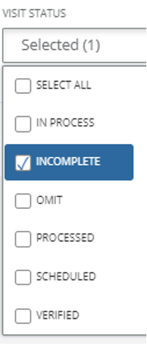 Visit Status Column