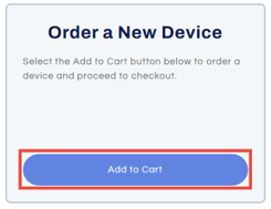 Screnshot of the Add to Cart option under the order a new device box in Shopify Screnshot of the Add to Cart option under the order a new device box in Shopify